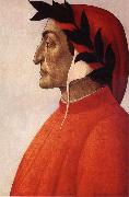 Sandro Botticelli Portrat of Dante France oil painting artist